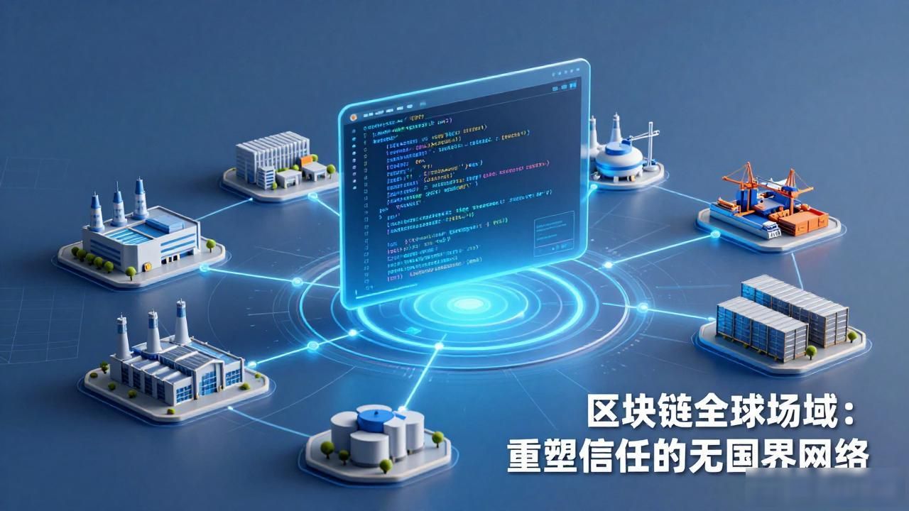 区块链全球场域_区块链跨境支付效率提升_智能合约供应链管理自动化