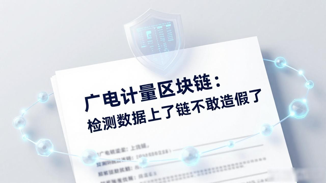 区块链计量检测_广电计量区块链_不可篡改检测报告