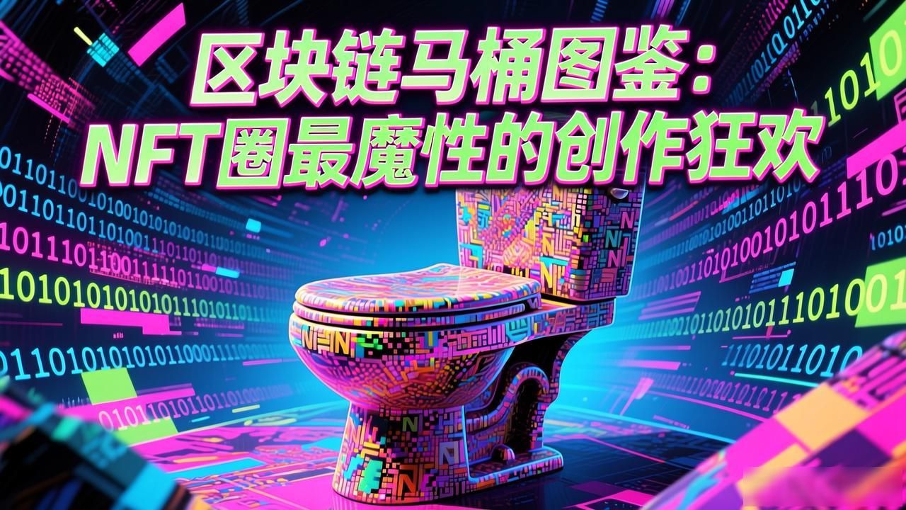 区块链马桶图片大全_加密艺术圈区块链马桶题材_区块链马桶NFT作品