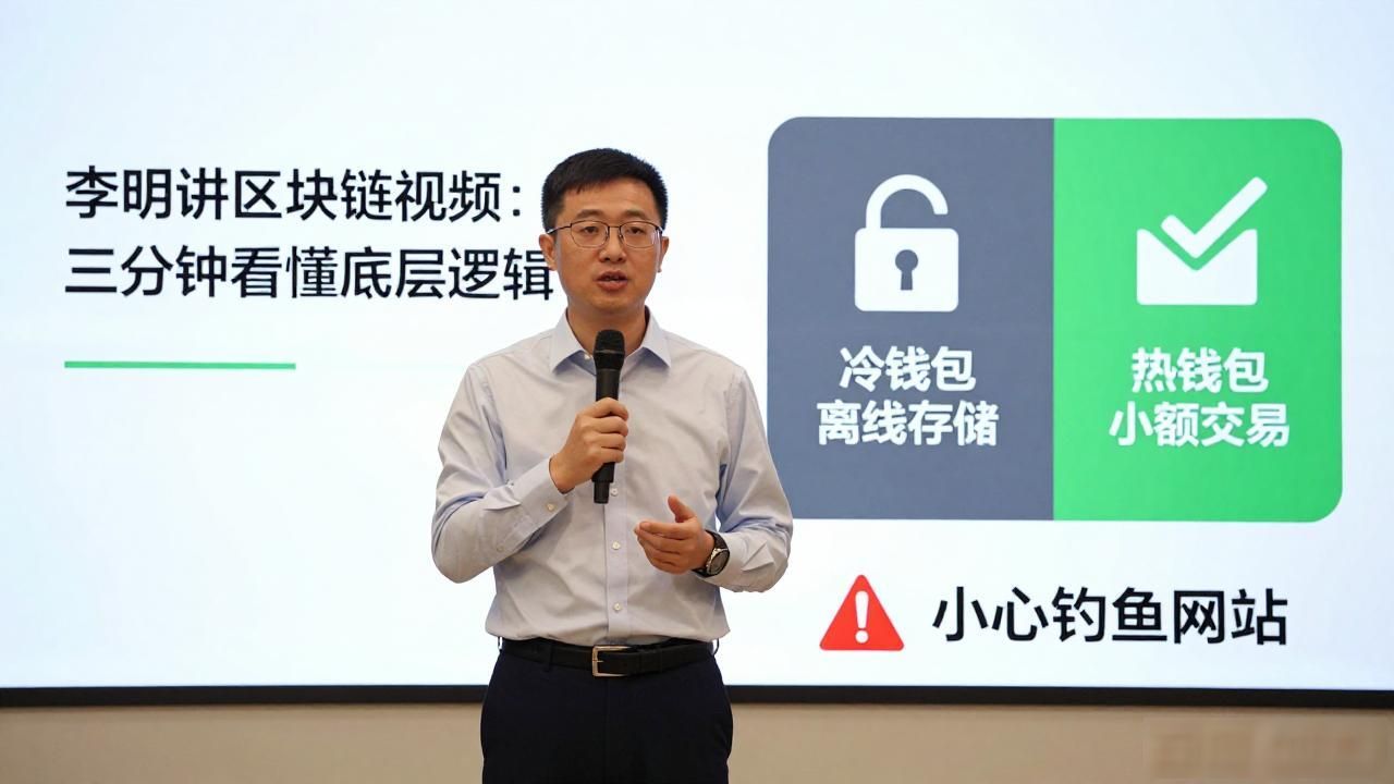 李明讲区块链视频_李明区块链视频大白话拆解智能合约 李明公链技术路线对比视频 区块链钱包安全实操讲解